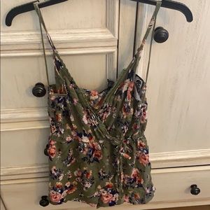 Floral print romper-brand new